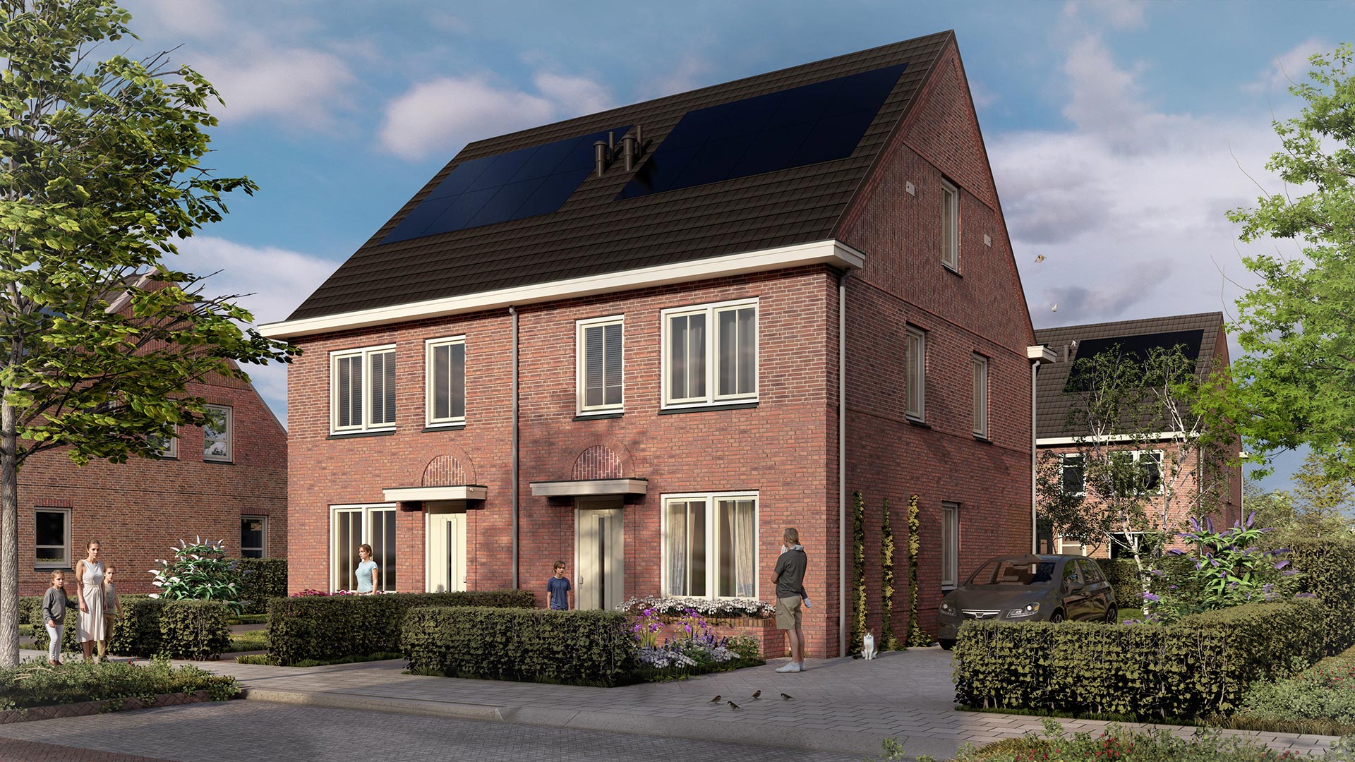 de tuinen 2 twee onder een kap woningen